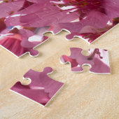 Sakura Cherry Blossom Red Stars Legpuzzel (Zijkant)