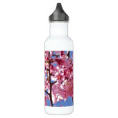 Sakura Cherry Blossom Red Stars Waterfles (Links)