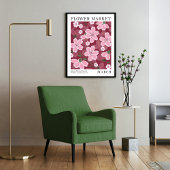 Sakura Cherry Blossoms maart Geboorte Bloem Markt Poster