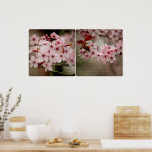 Sakura Diptych Poster (Keuken)