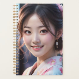 Sakura Dromen Anime Meisje met Kersenbloesems Planner