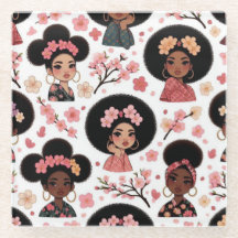 Sakura en Puffs - zwarte meisjes met afro puffs