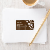 Sakura Étiquette de adresse (En situation)