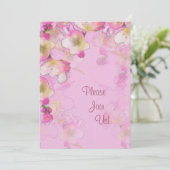 Sakura Faire-part de mariage (Debout devant)