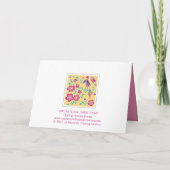 Sakura Floral Batik Be My Bridesmaid Invitation (Dos)