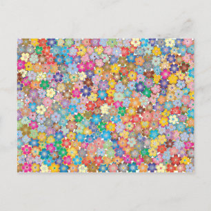 Sakura Floral Colorsplash Briefkaart