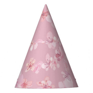 Sakura Flower Cherry Waterverf Textuur Feesthoedjes