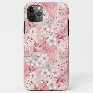 Sakura Flower Pattern Pink iPhone 11 Pro Max Hoesje