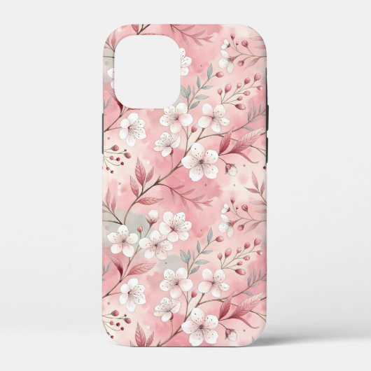 Sakura Flower Pattern Pink Case-Mate iPhone Case (Achterkant)