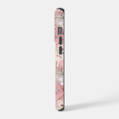 Sakura Flower Pattern Pink iPhone Hoesje (Linkerkant)