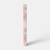 Sakura Flower Pattern Pink Samsung Galaxy Hoesje (Linkerkant)