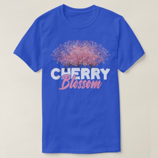 Sakura Flowers Spring Cherry Blossom Japans Kan T-shirt (Design voorkant)