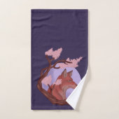 Sakura Fox Bad Handdoek (Handdoek)