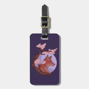 Sakura Fox Bagagelabel