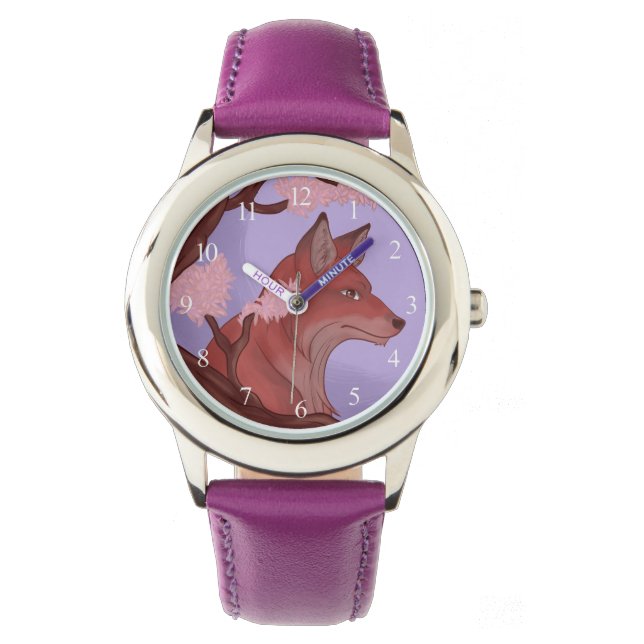 Sakura Fox Horloge (Voorkant)