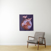 Sakura Fox Wandkleed (In situ)