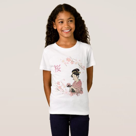 Sakura Geisha T-shirt (Voorkant volledig)