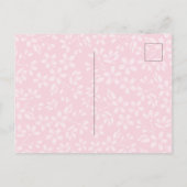 SAKURA Graduation party Invitation Carte postale (Dos)