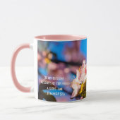 Sakura in roze en blauw mok (Links)