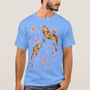 Sakura Japan Culture Taisho Sanke Koi Japans Koi T-shirt