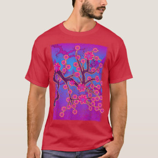 Sakura Japan Pink Flower 90s Art Vaporwave Cherry T-shirt