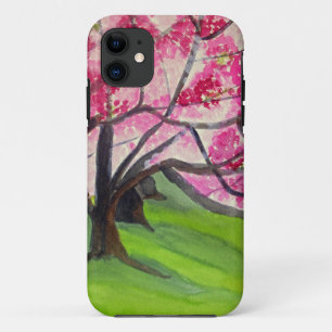 Sakura Japans Cherry Blossom art iPhone 11 Hoesje