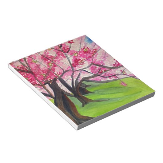 Sakura Japans Cherry Blossom art Notitieblok (Schuin)