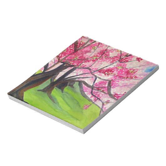 Sakura Japans Cherry Blossom art Notitieblok (Gedraaid)