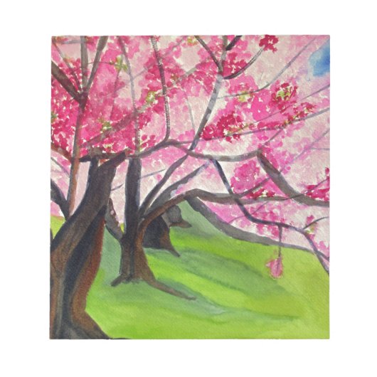 Sakura Japans Cherry Blossom art Notitieblok (Voorkant)