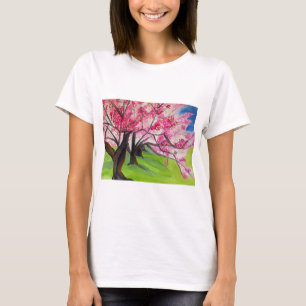 Sakura Japans Cherry Blossom art T-shirt
