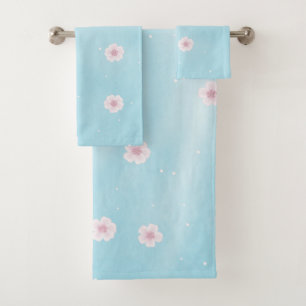 Sakura Japans Cherry Blossom Floral Bad Handdoek