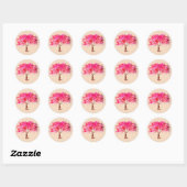 Sakura Japanse Cherry Blossom bruiloft Ronde Sticker (Vel)