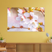 Sakura - Japanse Cherry Blossom Canvas Afdruk (Insitu (Woonkamer))