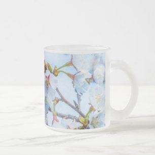 Sakura - Japanse Cherry Blossom Matglas Koffiemok