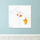Sakura - Japanse kersenbloesem Canvas Afdruk (Insitu (Houten vloer))