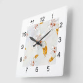 Sakura - Japanse kersenbloesem Vierkante Klok (Hoek)