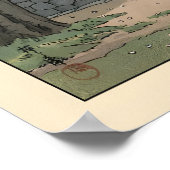 Sakura Jiin Print Lente Tempel Scene met Kinderen (Hoek)