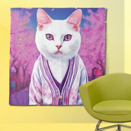 Sakura kat wandkleed
