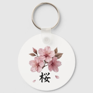Sakura Katana Japanse Esthetiek Sleutelhanger