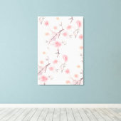 Sakura, kersenbloesem canvas afdruk (Insitu (Houten vloer))