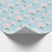 Sakura Kersenbloesem Japans Esthetisch Floral Cadeaupapier (Hoek)