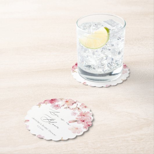 Sakura-kersenbloesem Liefde is in bloei bruid Kartonnen Onderzetters (Insitu)