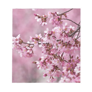 Sakura Kersenbloesem Pastel Roze Lagen Notitieblok