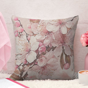 Sakura Kersenbloesem Roze en Wit Kussen