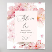 Sakura-kersenbloesembloemstaaf Poster (Voorkant)