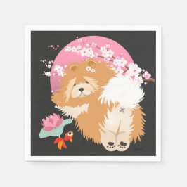 SAKURA - Knoop - papierluiers Servet
