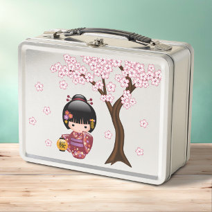 Sakura Kokeshi Doll - Cute Japanese Geisha Girl