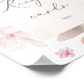 Sakura laat hier uw receptenkaart poster (Hoek)