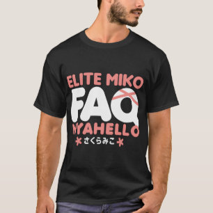 Sakura Miko Hololive Elite Miko T-shirt