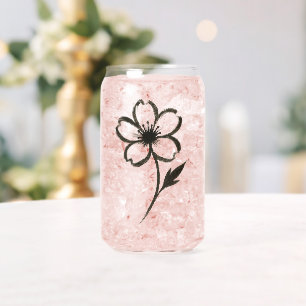 Sakura minimaliste – Fleur de cerisier au pinceau 